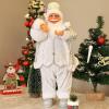 Christmas Figurine Santa Claus Figure Ornament Display Props Lovely Art