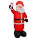 Christmas Inflatable Santa Claus With Leds 10 Ft