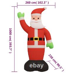 Christmas Inflatable Santa Claus with LEDs 393.7