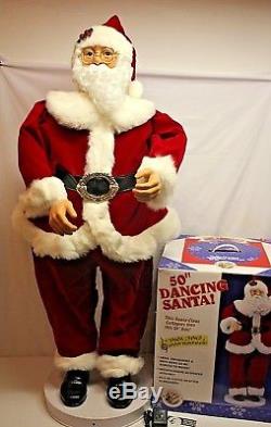 Christmas Life Size 50 Dancing Musical Singing Swinging Animated Santa Claus