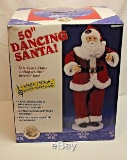 Christmas Life Size 50 Dancing Musical Singing Swinging Animated Santa Claus