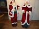 Christmas Life Size 60 Dancing Musical Santa Claus And Singing Mrs. Claus