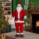Christmas Musical Santa Staue Life Size 70 Prop Figure Dancing Mp3 Easy Storage
