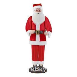 Christmas Santa Claus 6 ft. Singing Dancing Soft Lifelike Indoor Figure