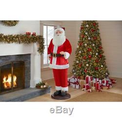 Christmas Santa Claus 6 ft. Singing Dancing Soft Lifelike Indoor Figure