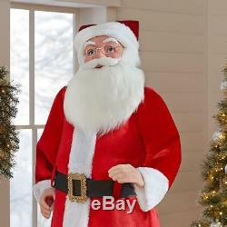 Christmas Santa Claus 6 ft. Singing Dancing Soft Lifelike Indoor Figure