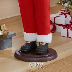 Christmas Santa Claus 6 ft. Singing Dancing Soft Lifelike Indoor Figure