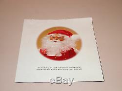 Christmas Santa Claus And Workbench Danbury Mint 1989 Certificate Of Ownership