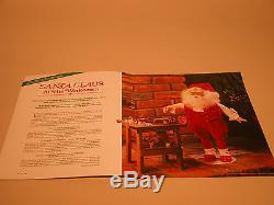 Christmas Santa Claus And Workbench Danbury Mint 1989 Certificate Of Ownership