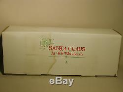 Christmas Santa Claus And Workbench Danbury Mint 1989 Certificate Of Ownership