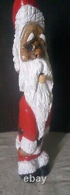 Christmas Santa Claus Character Wood Chainsaw Carving