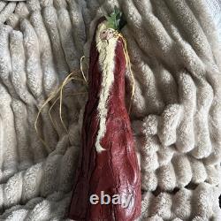 Christmas Santa Claus Cypress Knee Stump 15 Folk Art 90s Decor Signed Louisiana