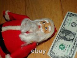 Christmas Santa Claus Doll Figurine MCM Vintage e883