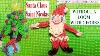 Christmas Santa Claus Figurine Without A Rainbow Loom With 2 Forks Tutorial Diy