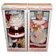 Christmas Telco 24 Santa & Mrs. Claus Motionettes Lighted Animated Tested