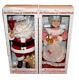 Christmas Telco 24 Santa & Mrs. Claus Motionettes Lighted Animated In Box Works
