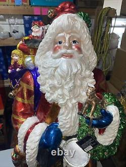 Christopher Radko 4 Foot Santa Claus Figure