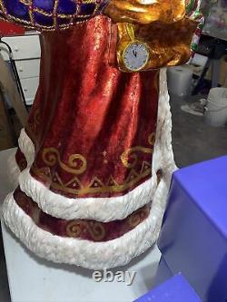 Christopher Radko 4 Foot Santa Claus Figure