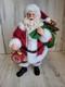 Clothique Possible Dreams Running Late Clock Rare Xmas Santa Claus Figure