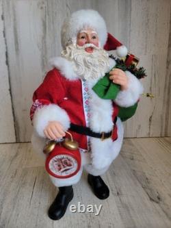 Clothique possible dreams running late clock RARE Xmas Santa Claus figure