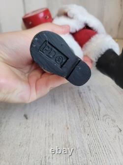 Clothique possible dreams running late clock RARE Xmas Santa Claus figure