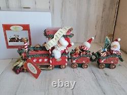 Clothtique All Aboard 4038700 Dept 56 santa claus train xmas figure