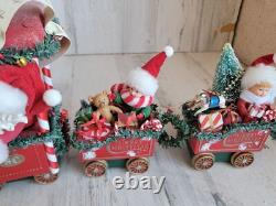 Clothtique All Aboard 4038700 Dept 56 santa claus train xmas figure
