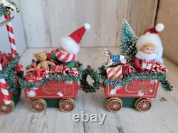 Clothtique All Aboard 4038700 Dept 56 santa claus train xmas figure