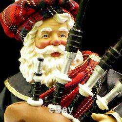 Clothtique Possible Dreams Bagpipe Santa Claus / Christmas Piper / #713226