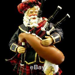 Clothtique Possible Dreams Bagpipe Santa Claus / Christmas Piper / #713226