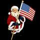 Clothtique Possible Dreams Santa Claus / Dept 56 / God Bless America / #713509