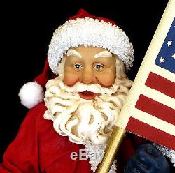 Clothtique Possible Dreams Santa Claus / Dept 56 / God Bless America / #713509