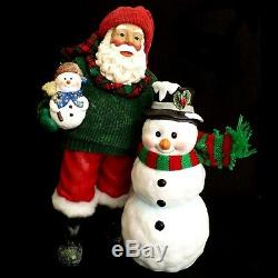 Clothtique Possible Dreams Santa Claus & Snowman / Winter Pals / No. 713216