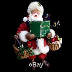 Clothtique Possible Dreams Santa Claus & Wine / A Song In His Heart / #713472