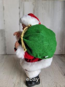 Clothtique possible dreams red ornament Santa Claus Xmas figure