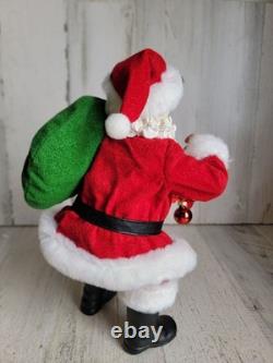 Clothtique possible dreams red ornament Santa Claus Xmas figure