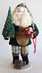 Connie Krizner Santa Claus Artisan Folk Art Christmas Figurine Ooak Doll Signed