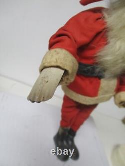 Crazy Old Christmas Santa Claus Figure