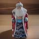 Ded Moroz Santa Claus Figurine 11 Hand Carved Wood Russia Slavik Signed