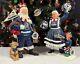 Danbury Mint Penn State Nittany Lions Santa & Mrs Claus Christmas Figures Ncaa