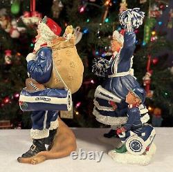 Danbury Mint PENN STATE Nittany Lions SANTA & MRS CLAUS Christmas Figures NCAA