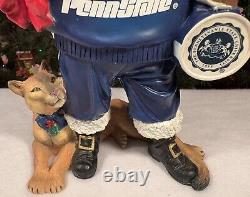 Danbury Mint PENN STATE Nittany Lions SANTA & MRS CLAUS Christmas Figures NCAA