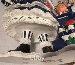 Danbury Mint PENN STATE Nittany Lions SANTA & MRS CLAUS Christmas Figures NCAA