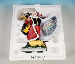 Danbury Mint Pittsburgh Steelers Santa Claus Large Figurine Heinz Field Inside