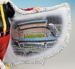 Danbury Mint Pittsburgh Steelers Santa Claus Large Figurine Heinz Field Inside