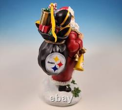 Danbury Mint Pittsburgh Steelers Santa Claus Large Figurine Heinz Field Inside