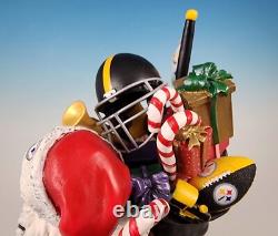 Danbury Mint Pittsburgh Steelers Santa Claus Large Figurine Heinz Field Inside
