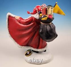 Danbury Mint Pittsburgh Steelers Santa Claus Large Figurine Heinz Field Inside