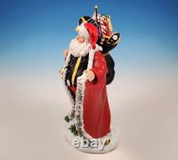 Danbury Mint Pittsburgh Steelers Santa Claus Large Figurine Heinz Field Inside