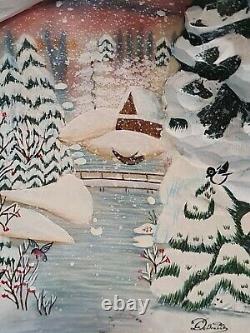 DeBrekht Wilderness Santa Claus Wonderland Christmas Painted Figure 149/600 HTF